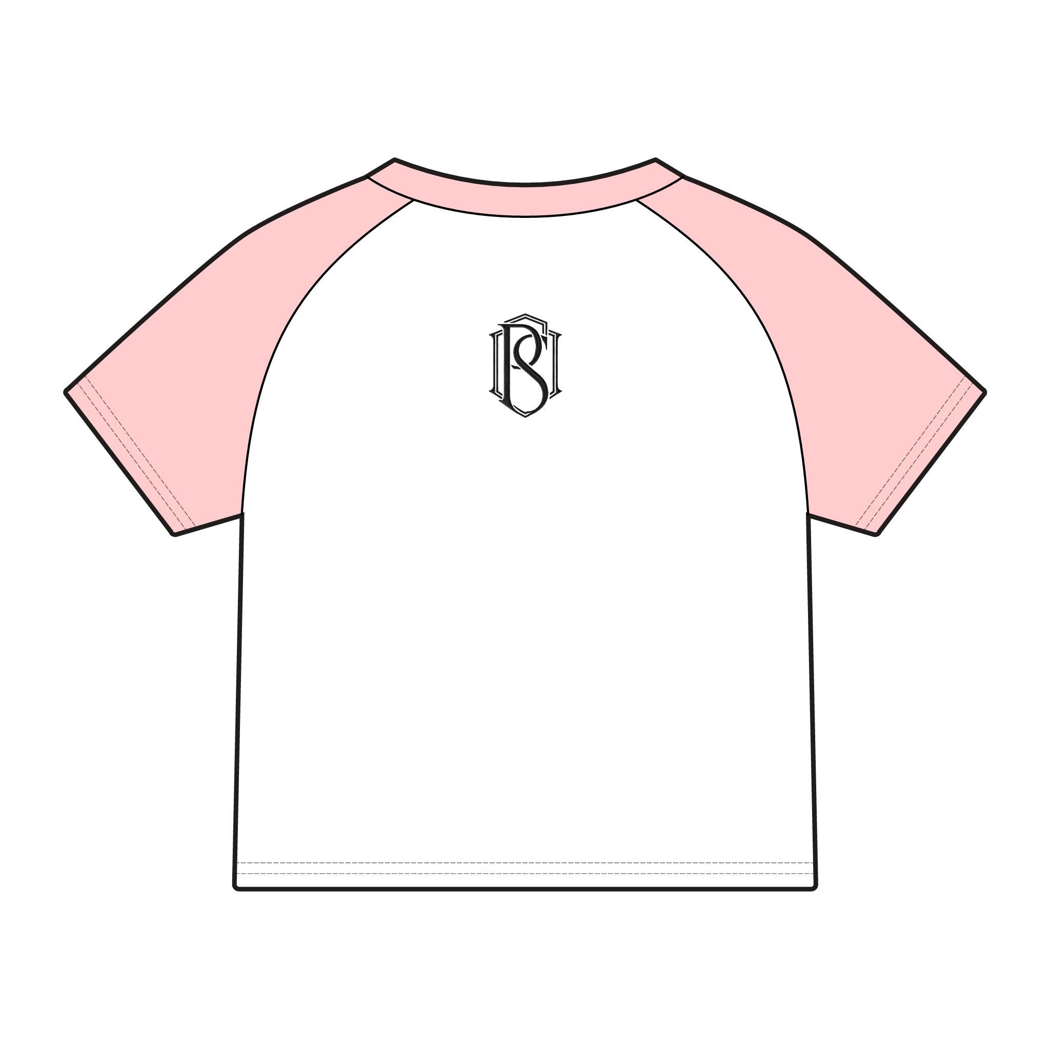 PR3PARED Raglan Baby Tee — Women's Micro Rib Baseball Shirt