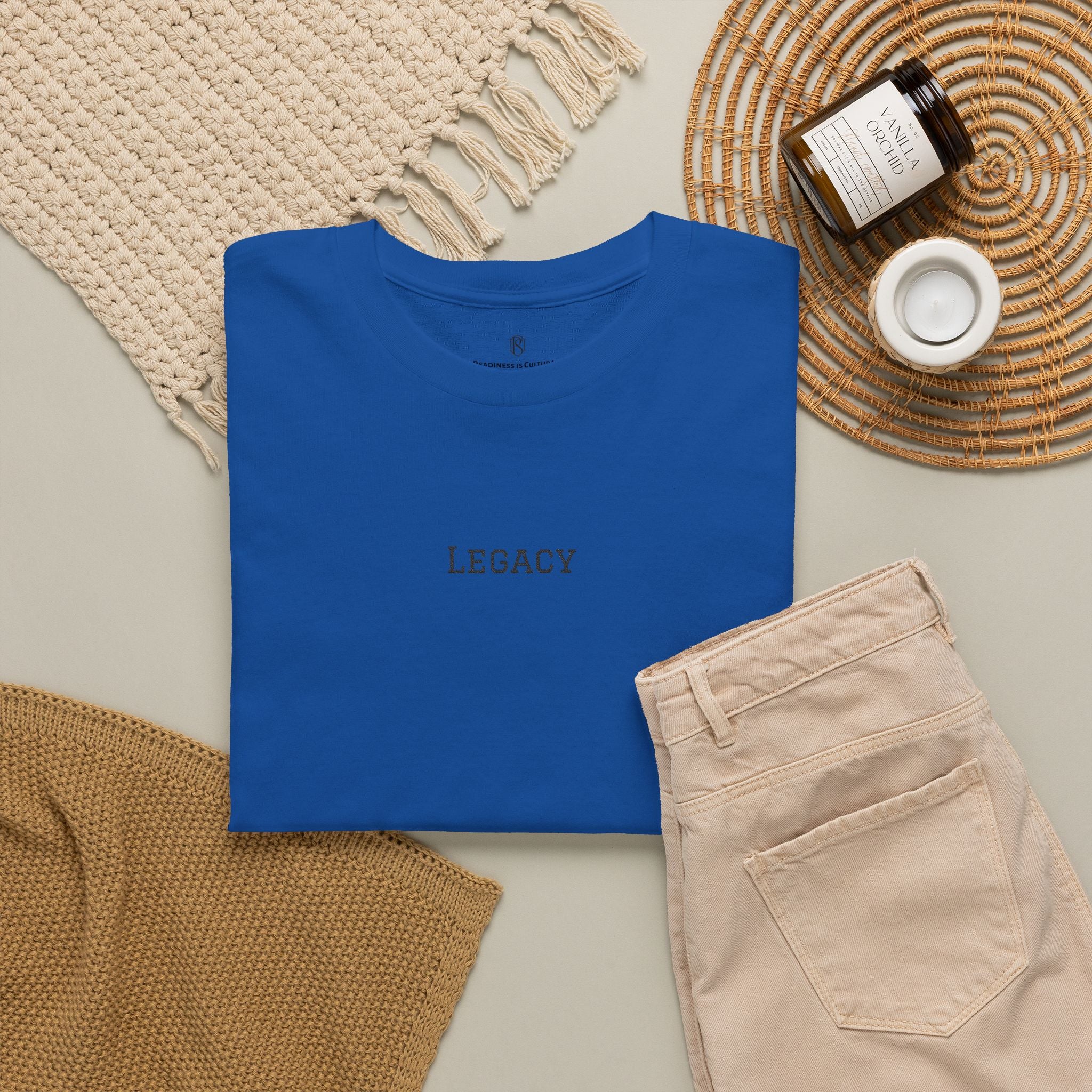 PR3PARED Legacy Tee — Minimalist Graphic T‑Shirt with 'LEGACY' Text
