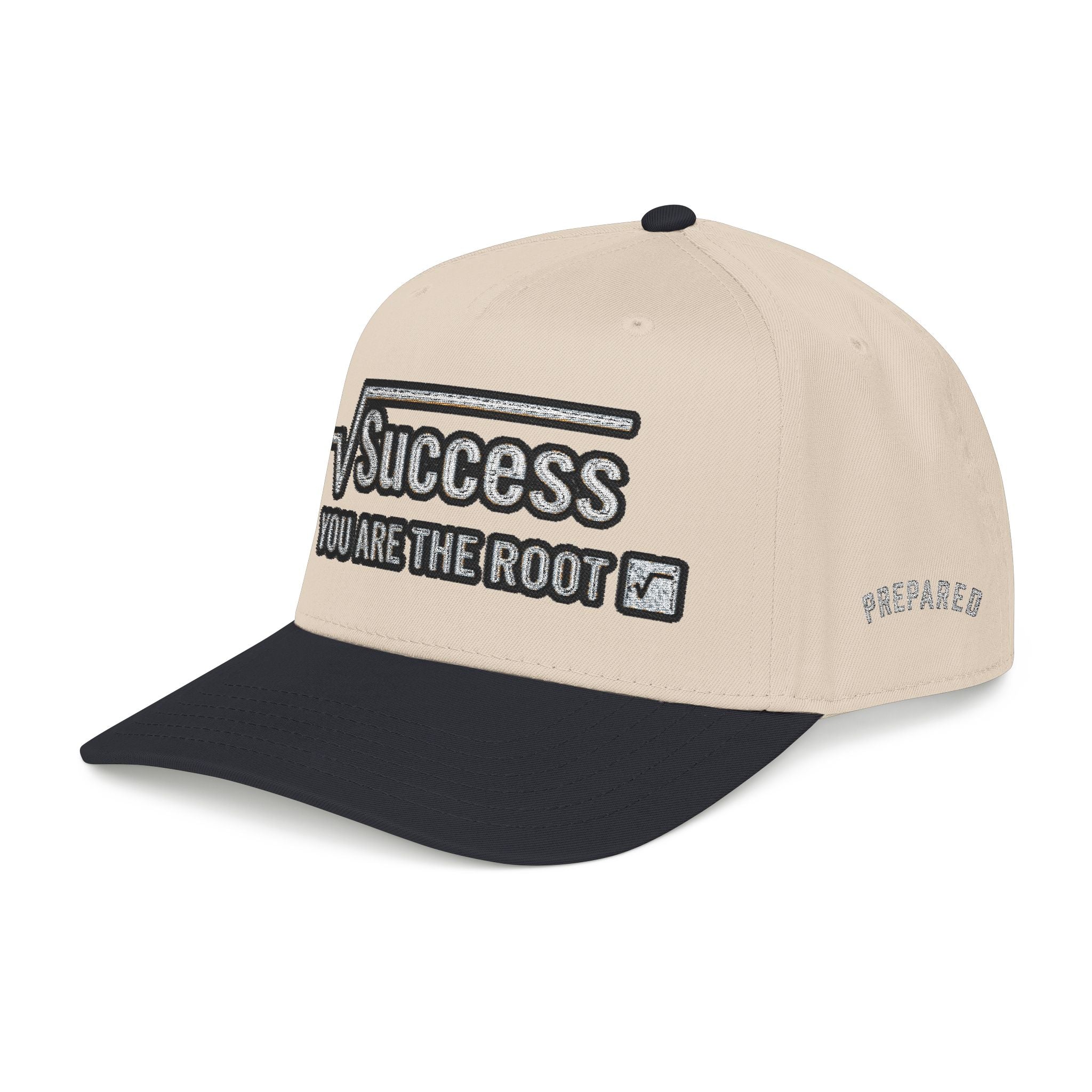 PR3PARED Baseball Cap — "Success: You Are the Root" Motivational Embroidered Hat