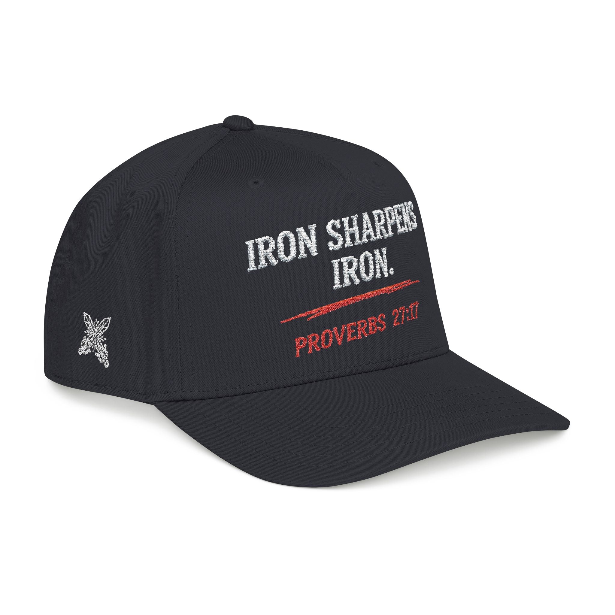 PR3PARED Embroidered Baseball Cap — "Iron Sharpens Iron" Proverbs 27:17 Embroidered Hat