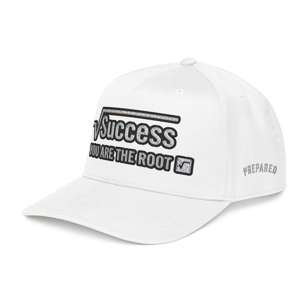 PR3PARED Baseball Cap — "Success: You Are the Root" Motivational Embroidered Hat
