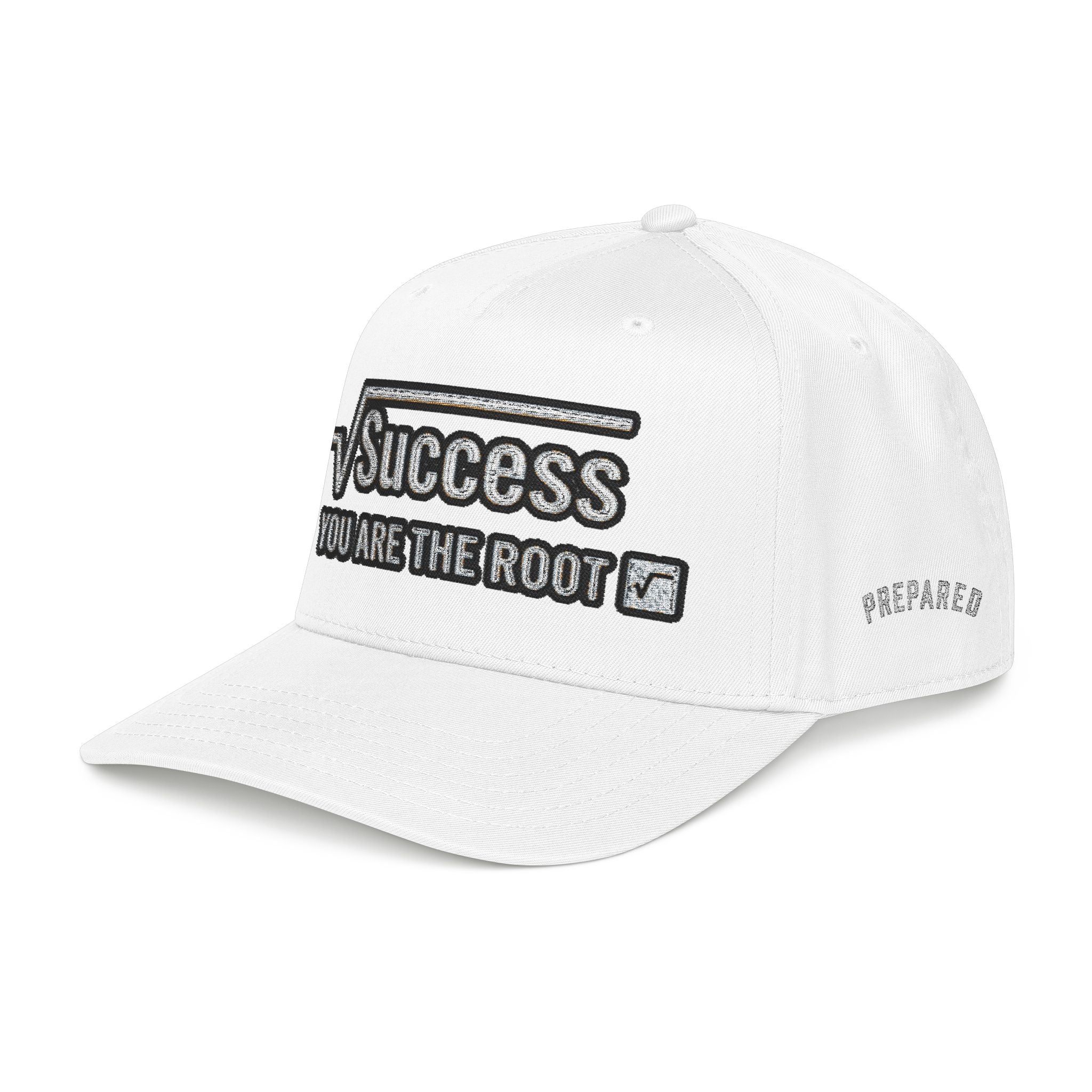 PR3PARED Baseball Cap — "Success: You Are the Root" Motivational Embroidered Hat