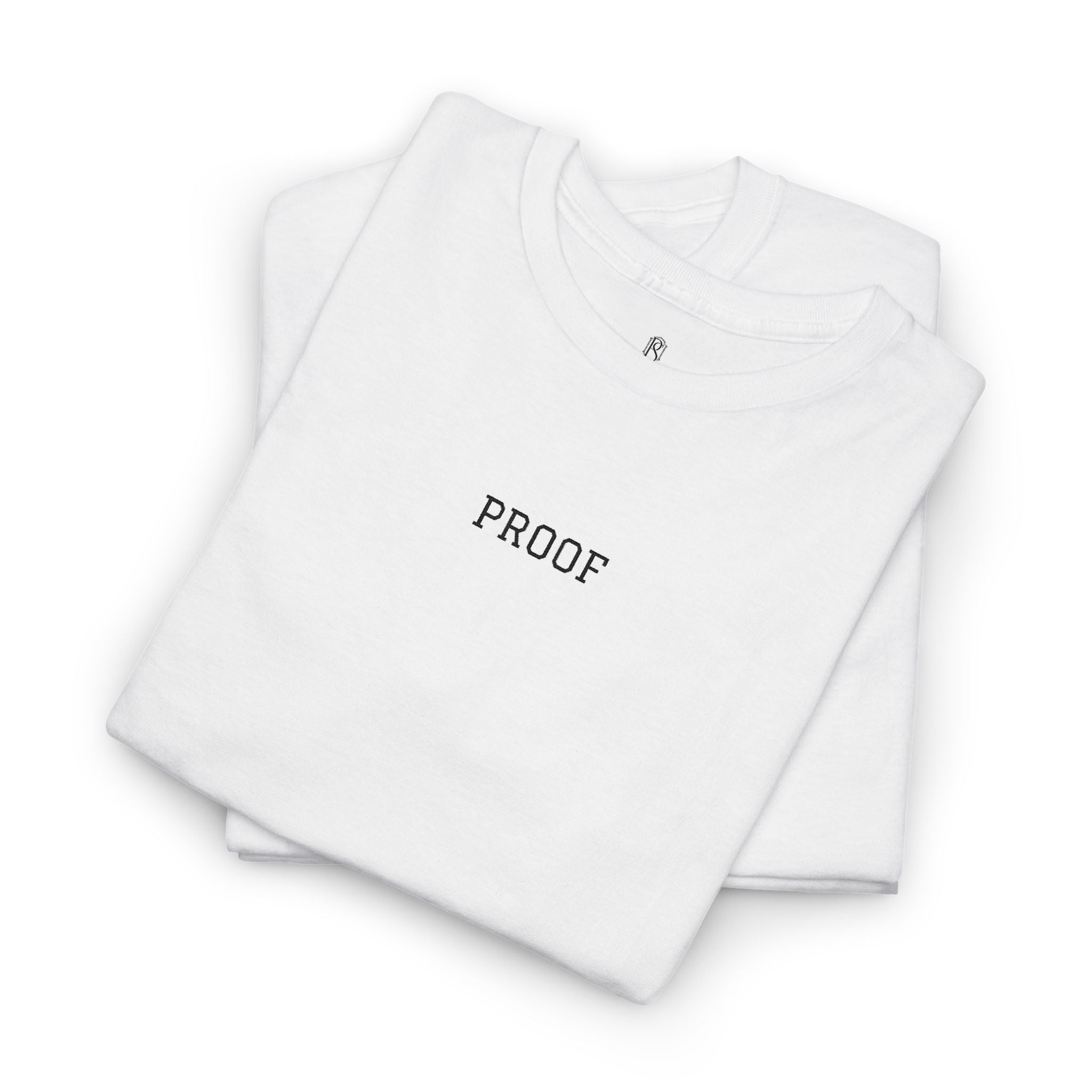 PR3PARED Embroidered Shirt — Minimal "PROOF" Graphic Tee