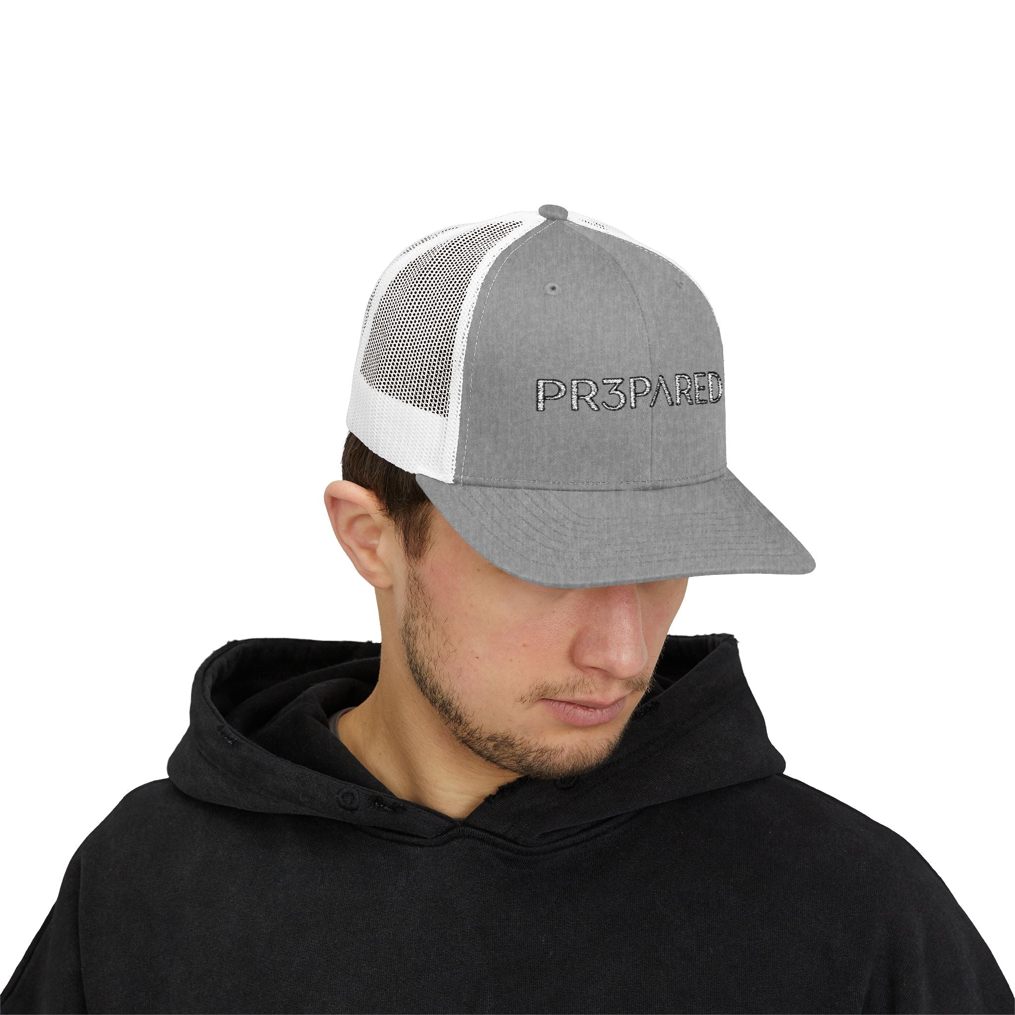 PR3PARED Trucker Embroidered Cap - Tactical Prepper Snapback Hat