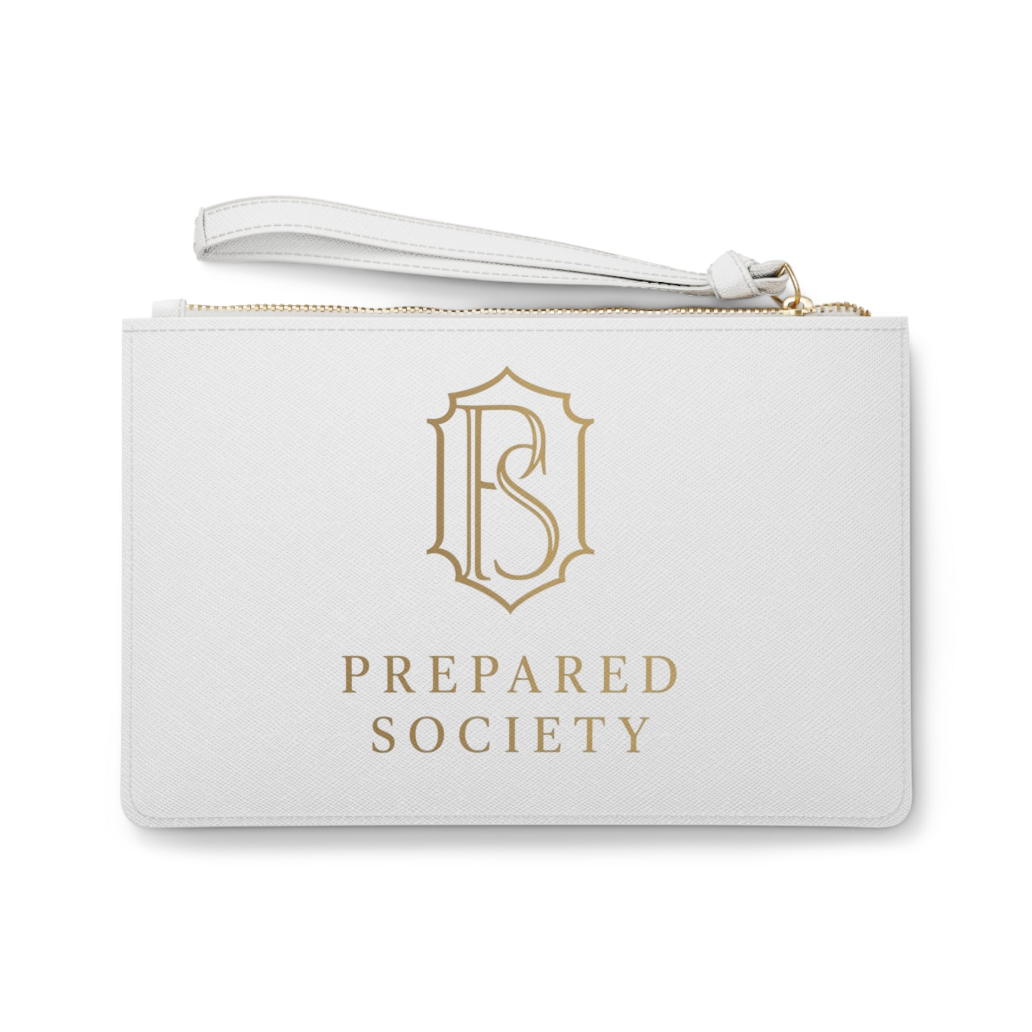 PR3PARED Clutch Bag — Elegant Monogram Wristlet Purse