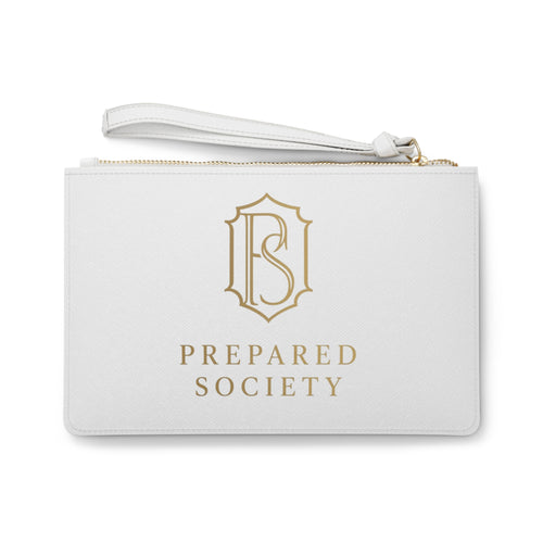 PR3PARED Clutch Bag — Elegant Monogram Wristlet Purse