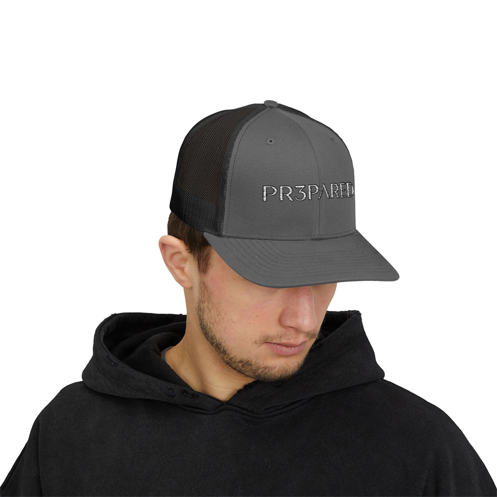 PR3PARED Trucker Embroidered Cap - Tactical Prepper Snapback Hat