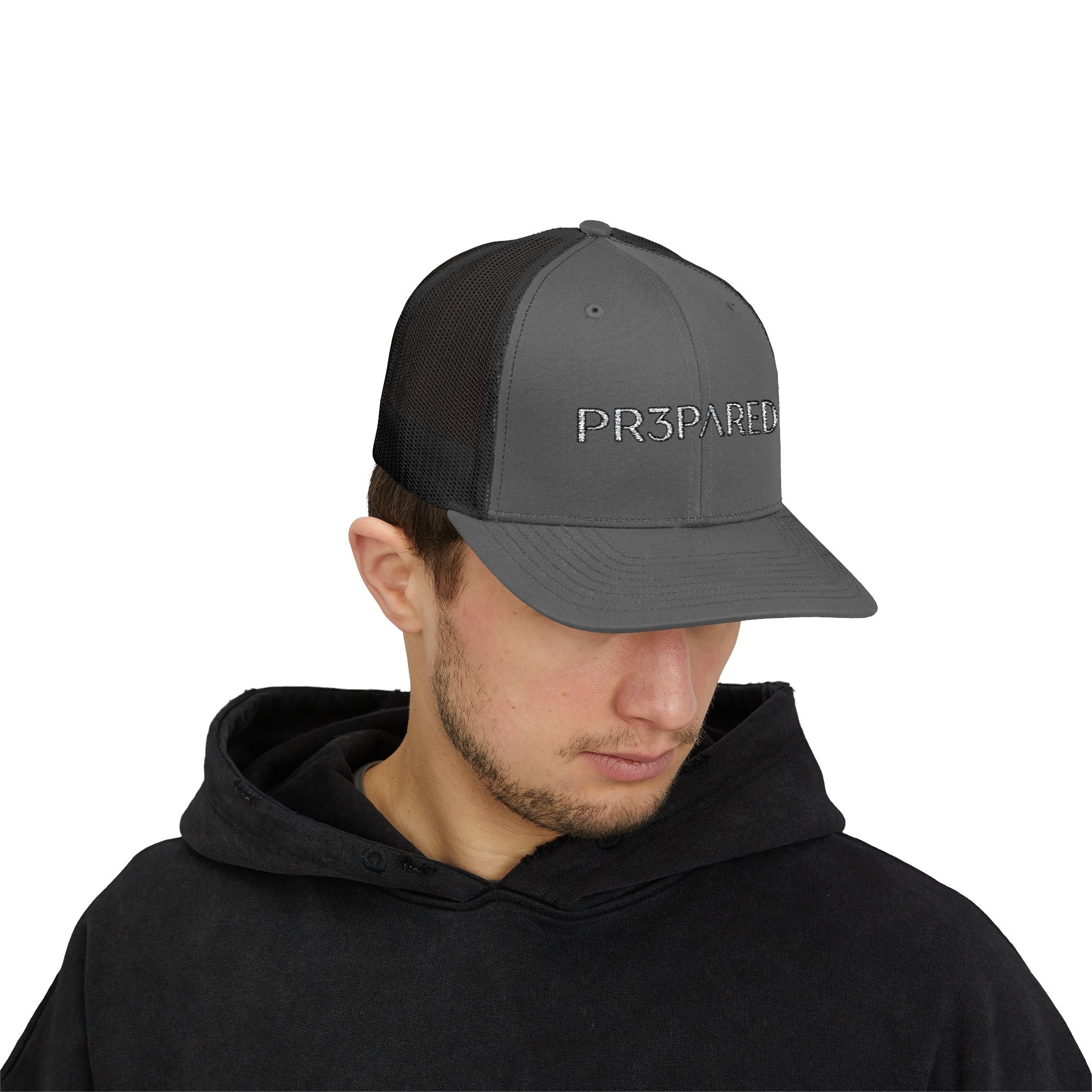 PR3PARED Trucker Embroidered Cap - Tactical Prepper Snapback Hat