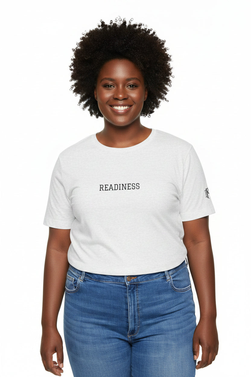 PR3PARED Readiness Minimalist Tee — Embroidered Casual Shirt
