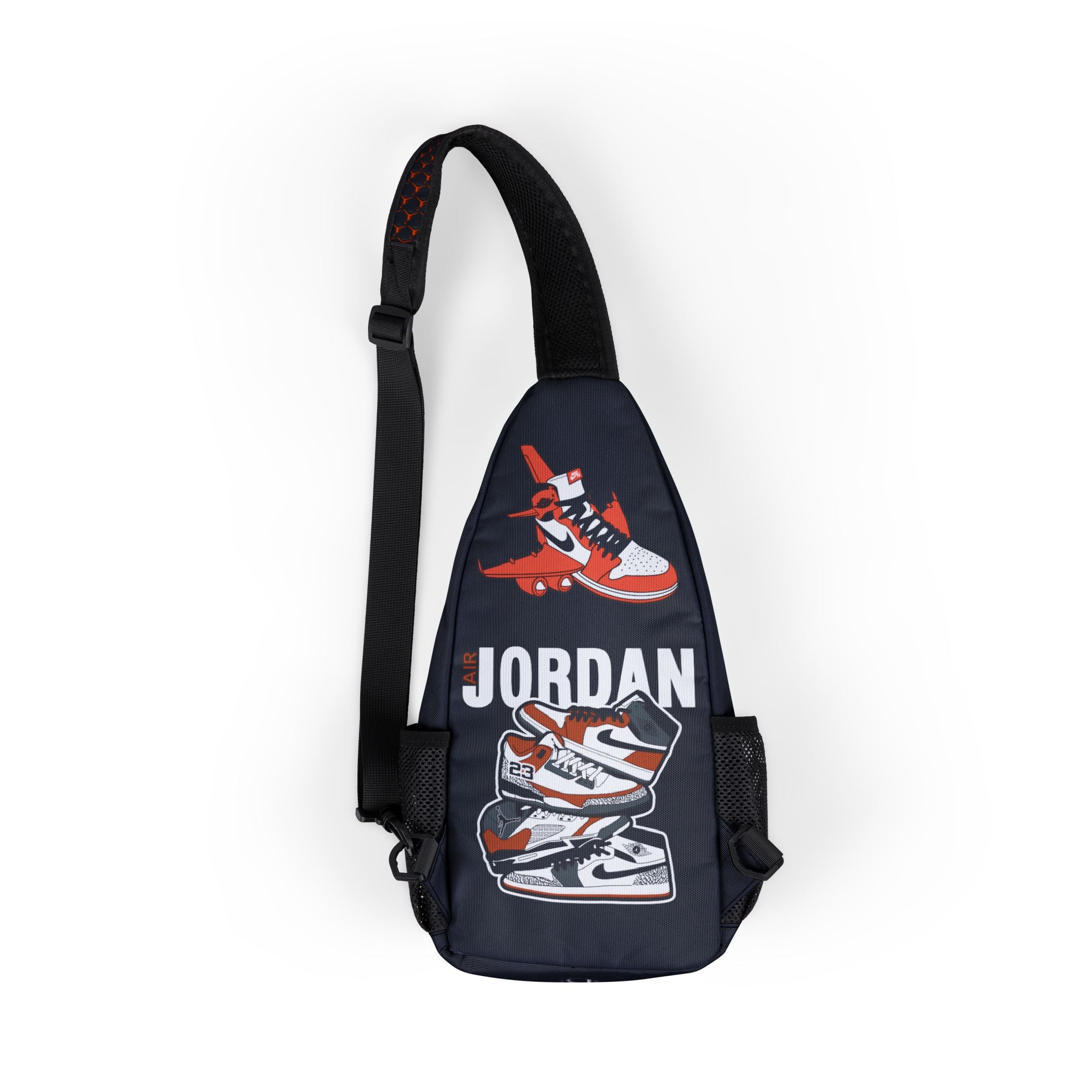 PR3PARED MJ Chest Bag, Stylish Sling Backpack, Sports Day Essentials, Gift for Sneakers Lovers, Trendy Streetwear Accessory