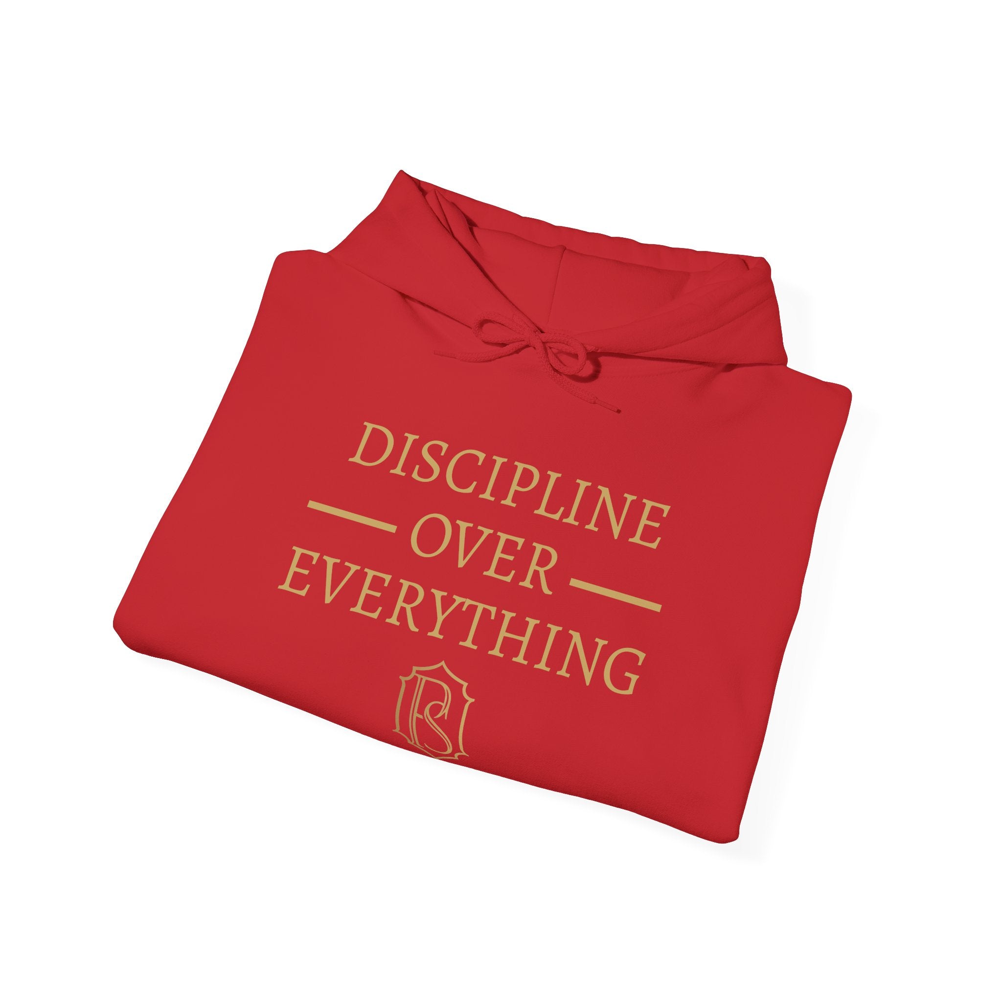 PR3PARED Discipline Over Everything Hoodie — Minimal Motivational Sweatshirt