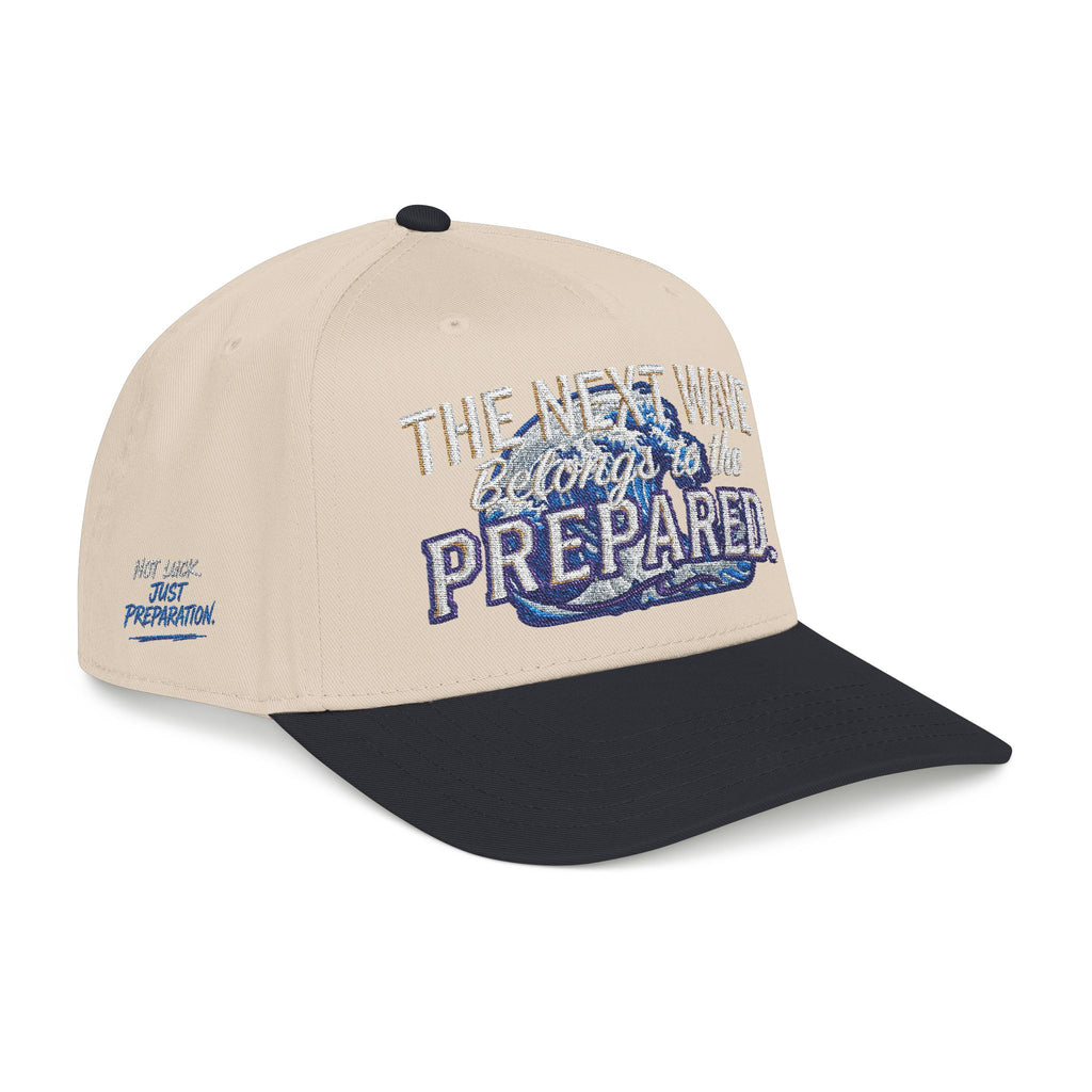 PR3PARED Wave Embroidered Baseball Cap — 'The Next Wave' Nautical Surf Hat