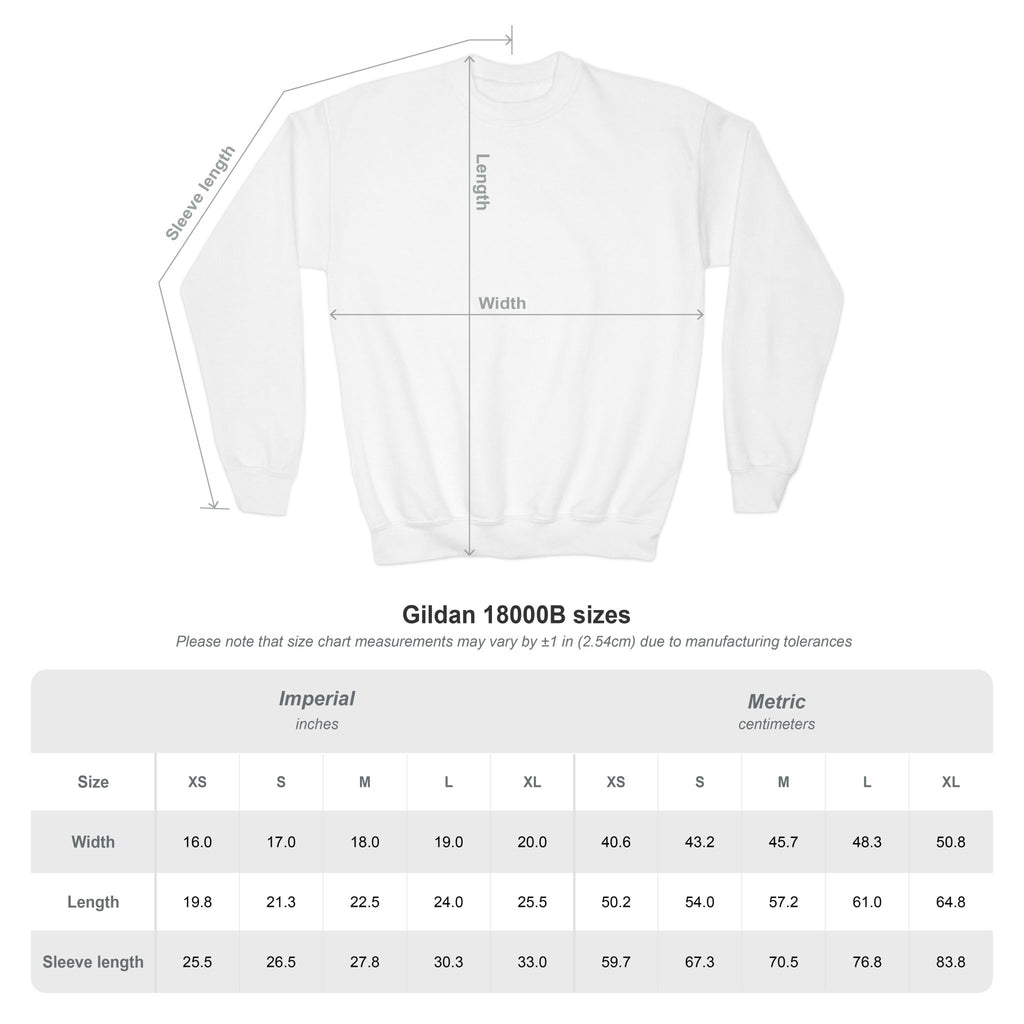 PS Youth Sweatshirt - "Prepared" Minimal Crewneck