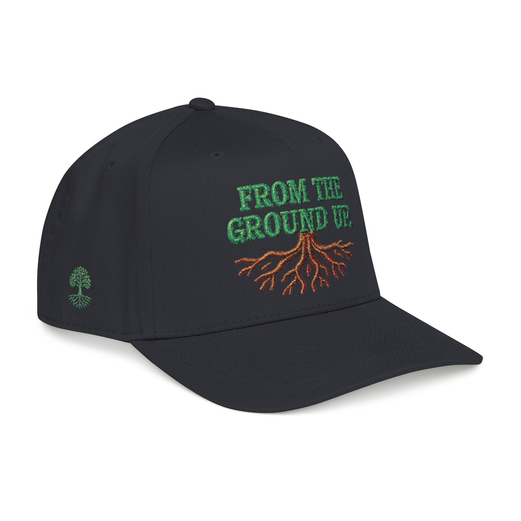 PR3PARED Mid Profile Embroidered Baseball Cap - From The Ground Up Hat
