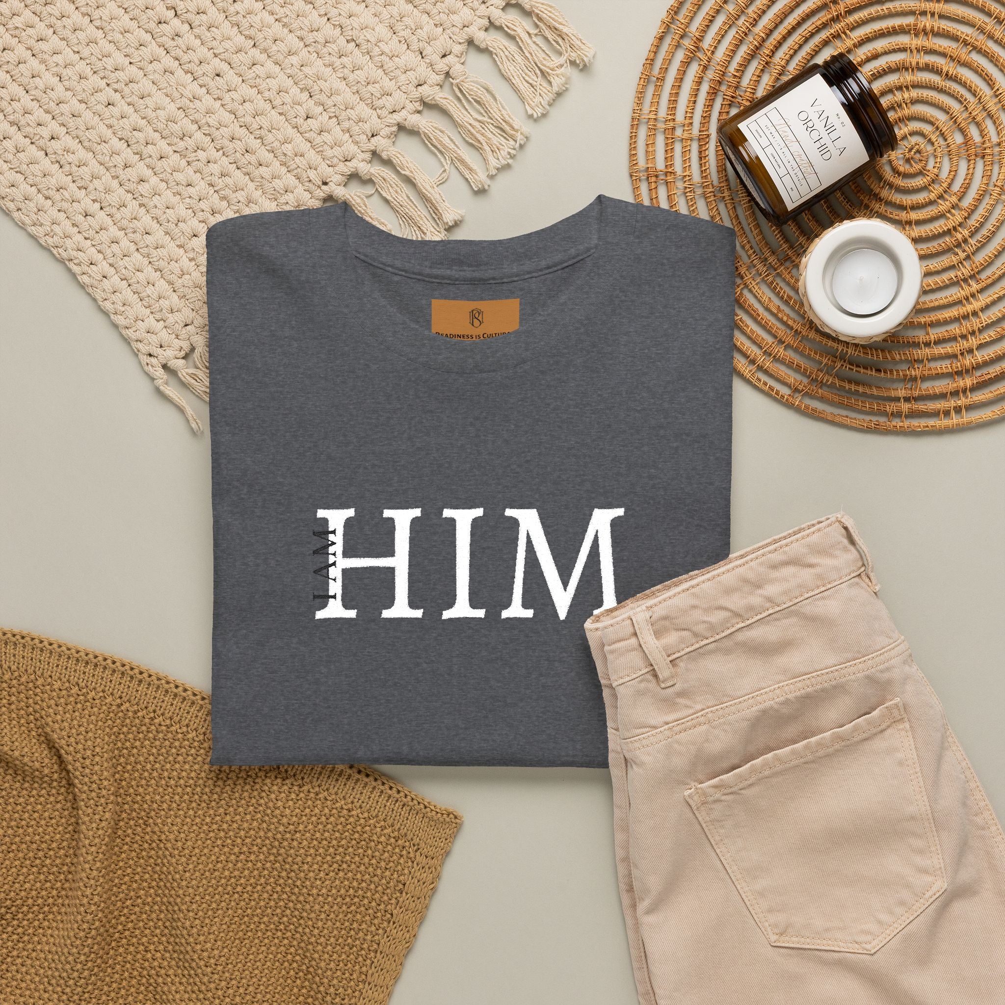 PR3PARED HIM Embroidered Tee — Minimalist Graphic T‑Shirt