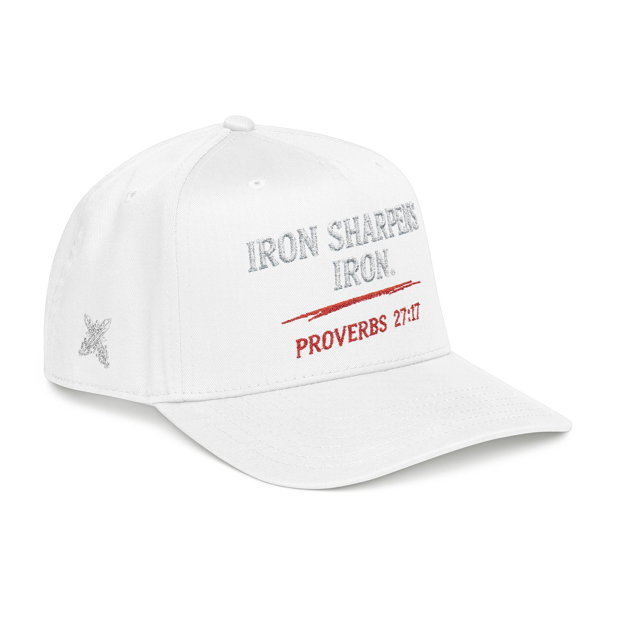 PR3PARED Embroidered Baseball Cap — "Iron Sharpens Iron" Proverbs 27:17 Embroidered Hat