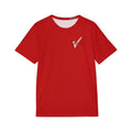 PR3PARED Sports Jersey Tee - 'Listo' Red Athletic Tee