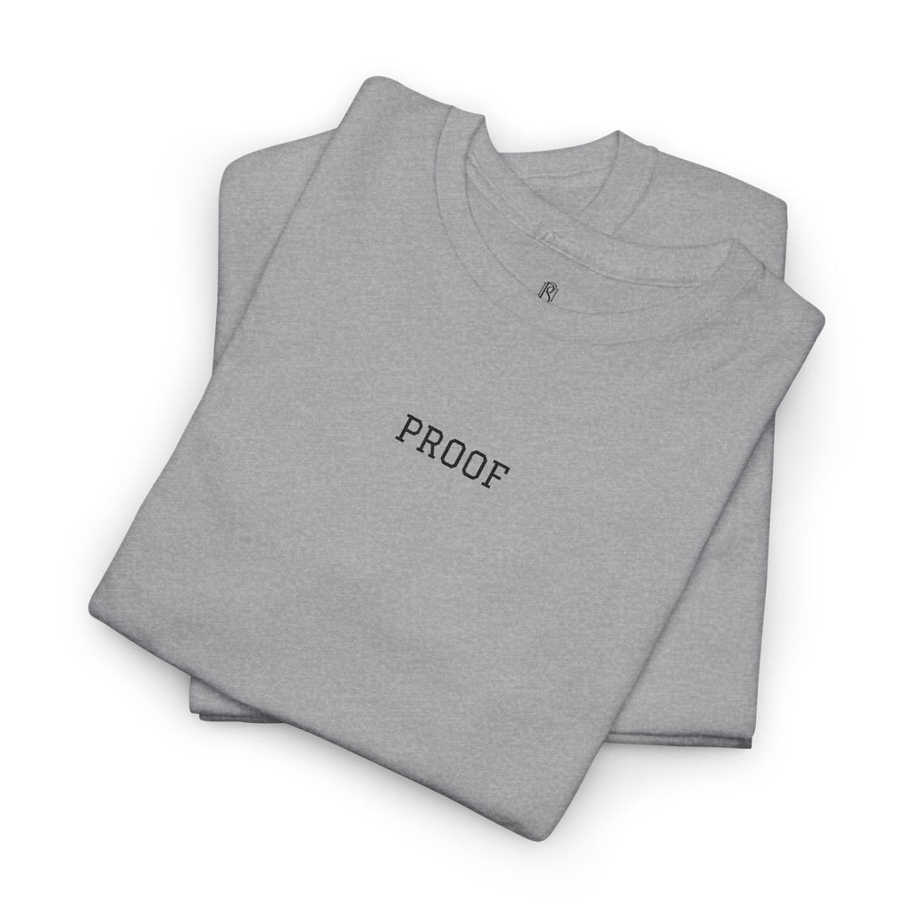 PR3PARED Embroidered Shirt — Minimal "PROOF" Graphic Tee