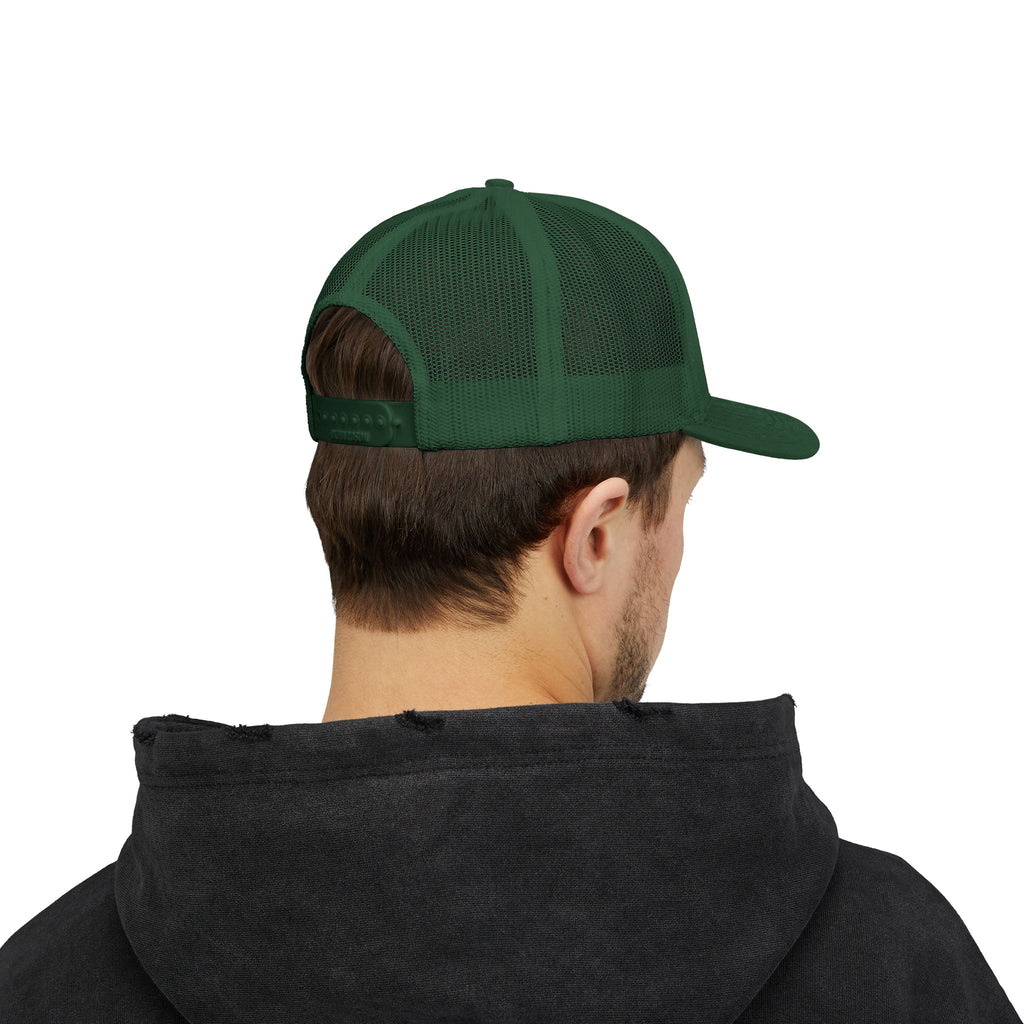 PR3PARED GOD>Ups & Downs Trucker Cap – Embroidered Snapback Mesh Hat
