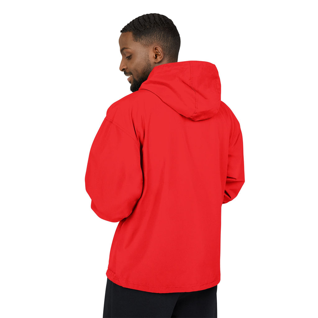 PR3PARED Packable Anorak Jacket — Minimal White Floral Logo