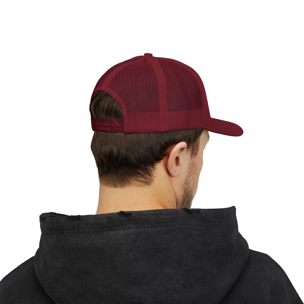 PR3PARED GOD>Ups & Downs Trucker Cap – Embroidered Snapback Mesh Hat