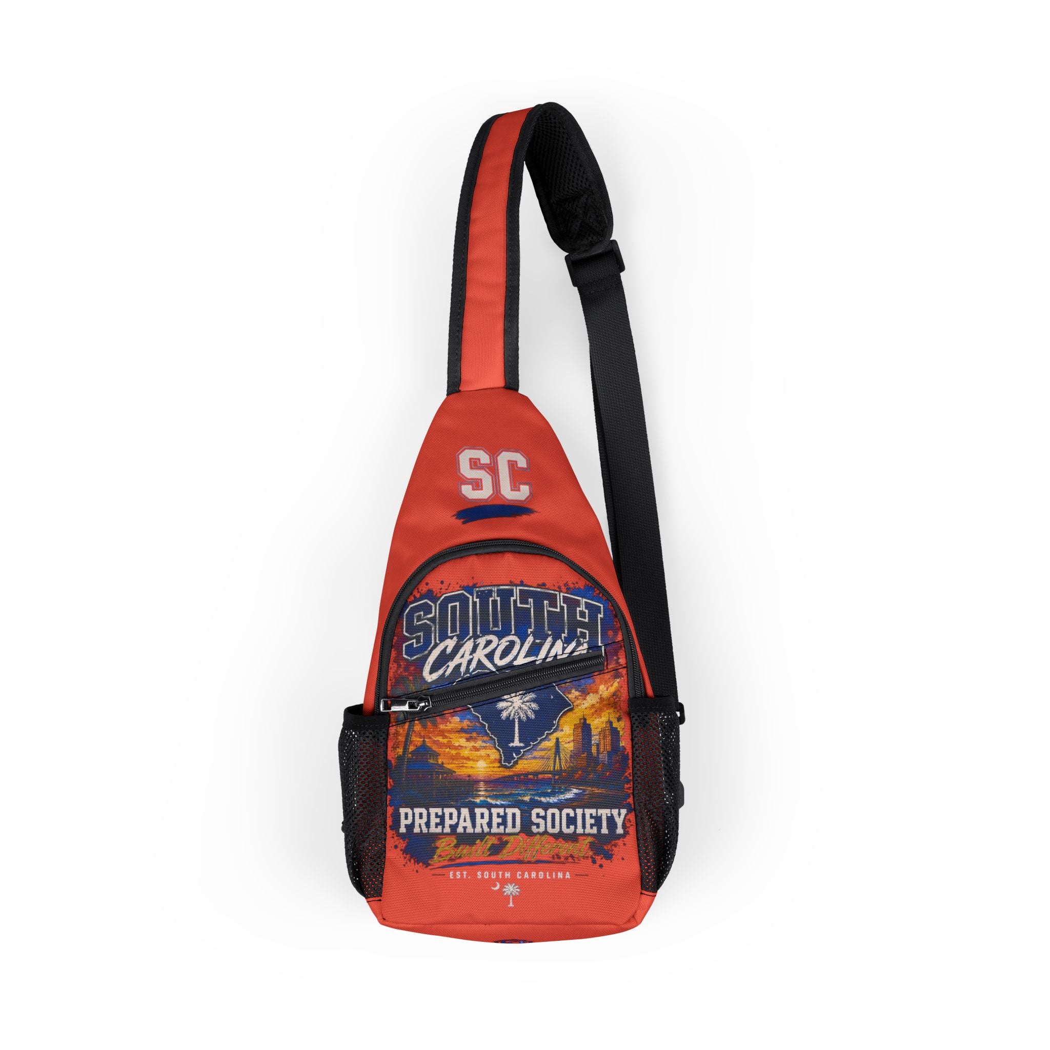 PR3PARED Chest Bag 2 — South Carolina Made Graphic Sling Bag with Vintage Logo